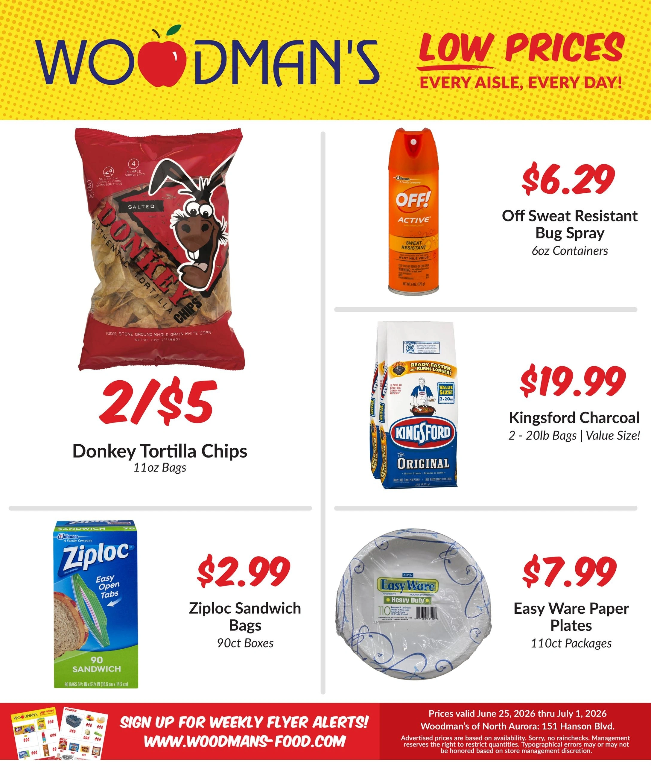Woodman's Food Market flyer page 1