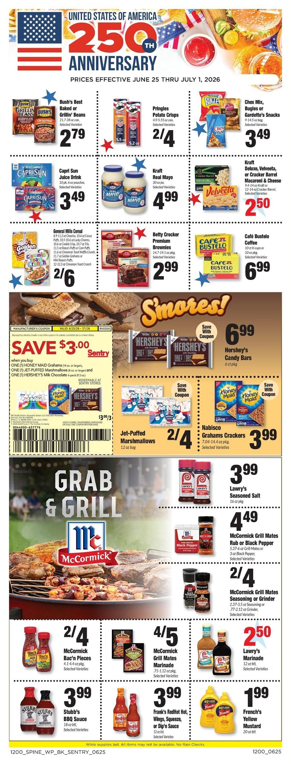 Sentry Foods flyer page 6