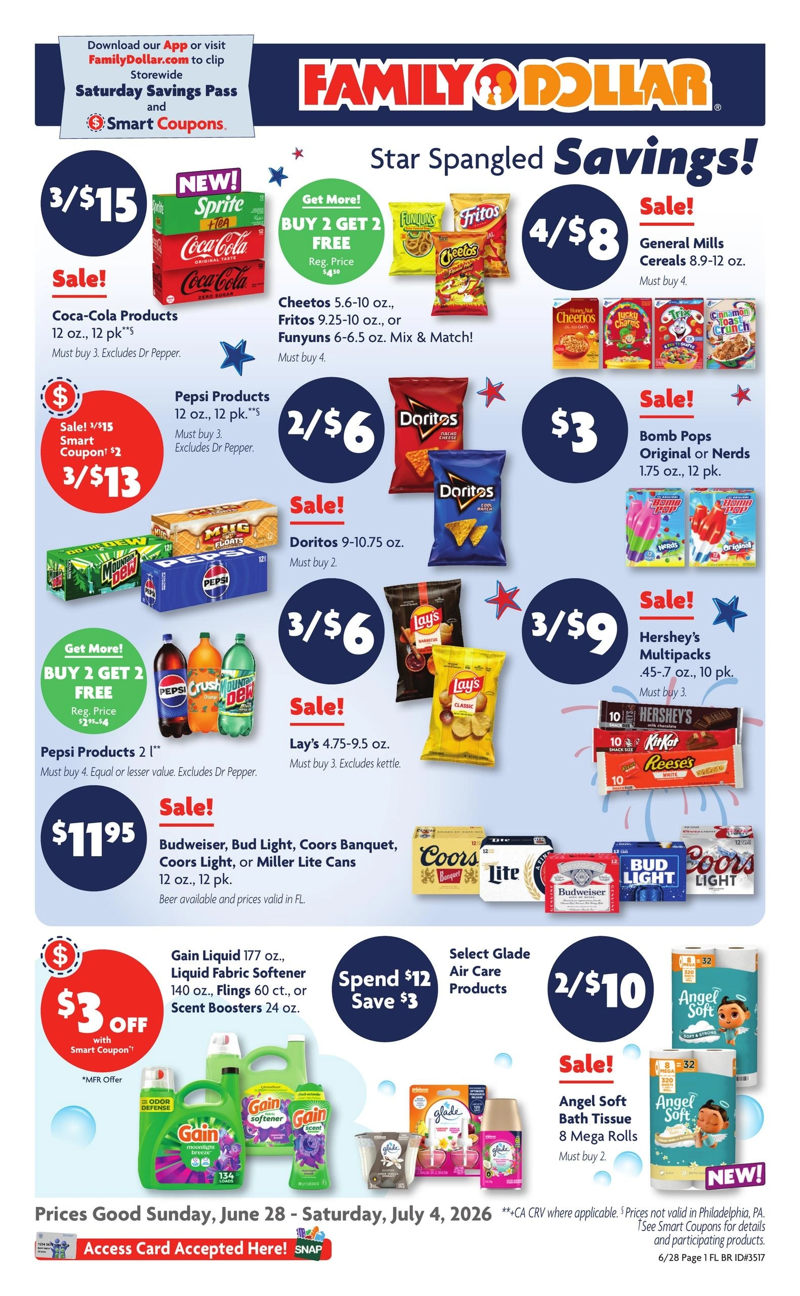 Family Dollar flyer page 1