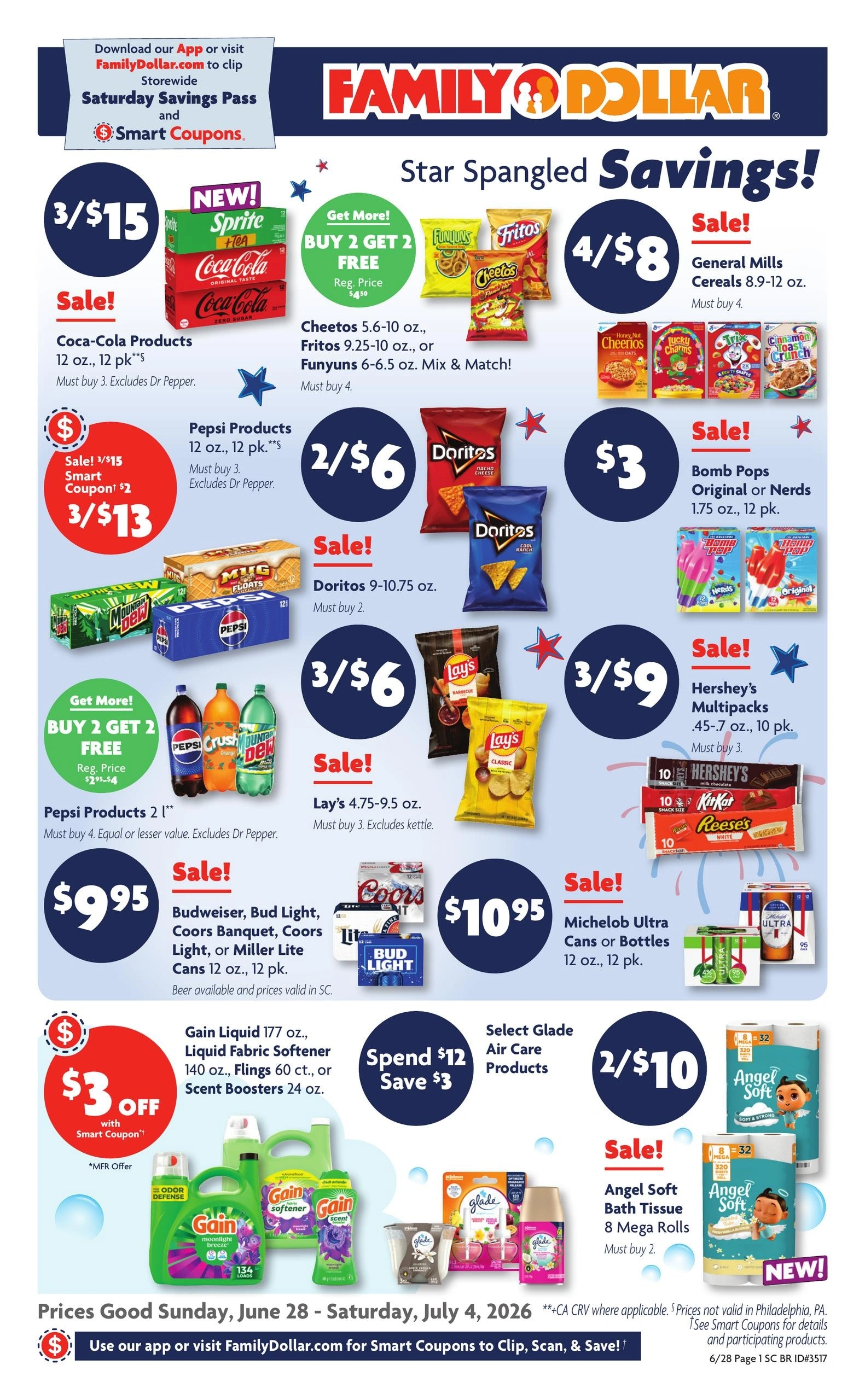 Family Dollar flyer page 1
