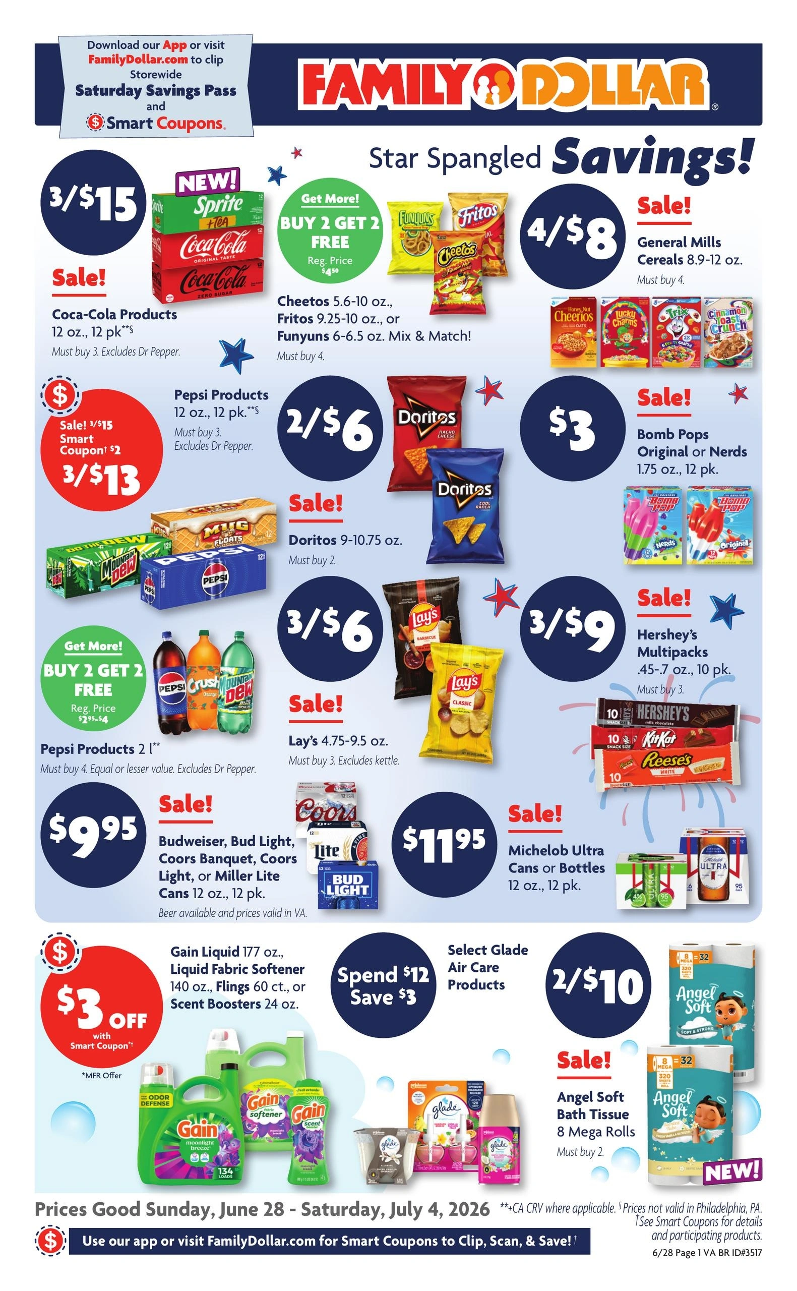 Family Dollar flyer page 1
