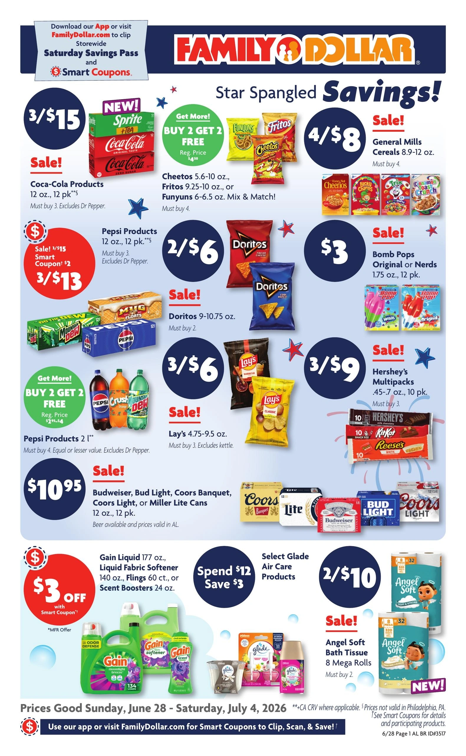 Family Dollar flyer page 1