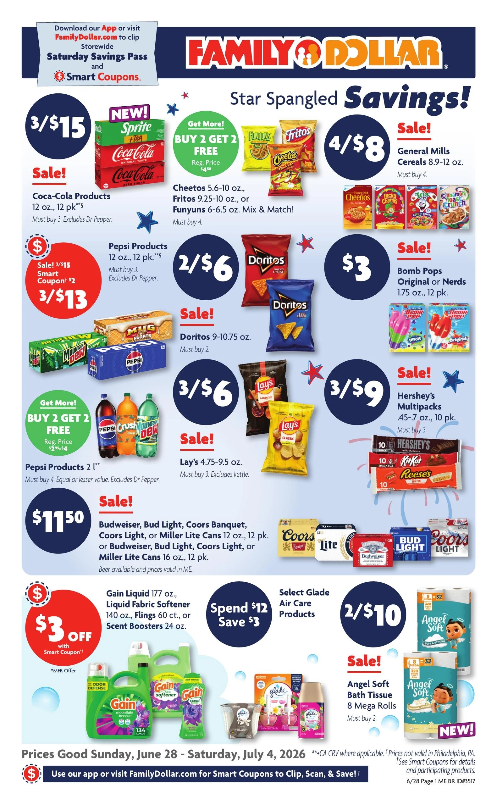 Family Dollar flyer page 1