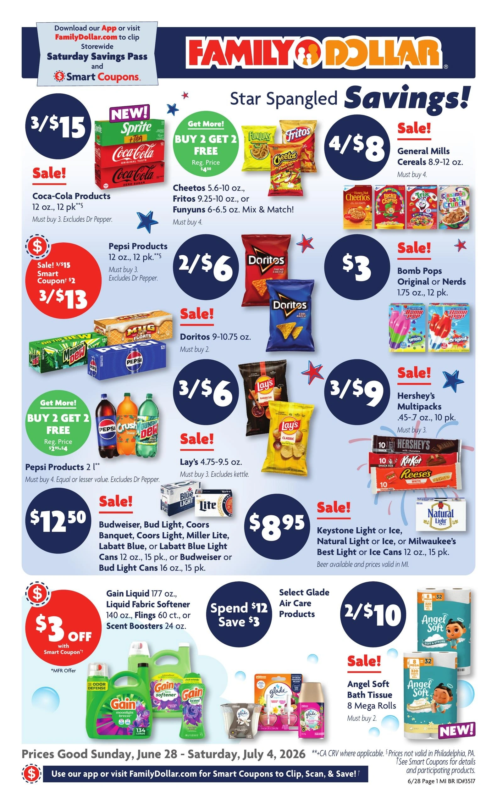 Family Dollar flyer page 1