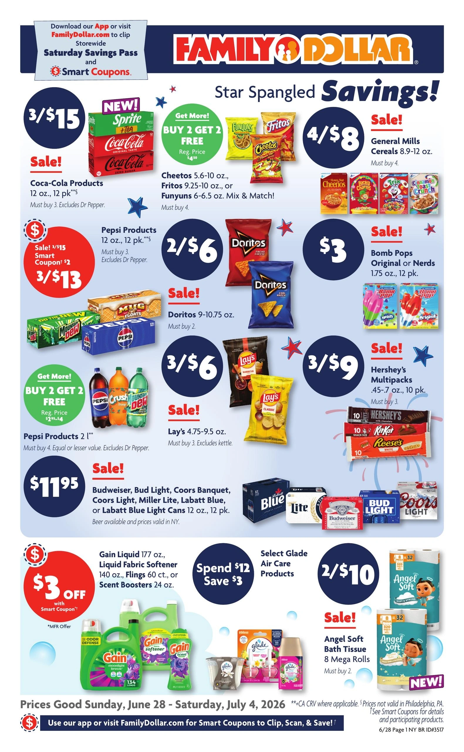 Family Dollar flyer page 1