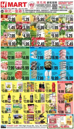 H Mart Indexed Weekly