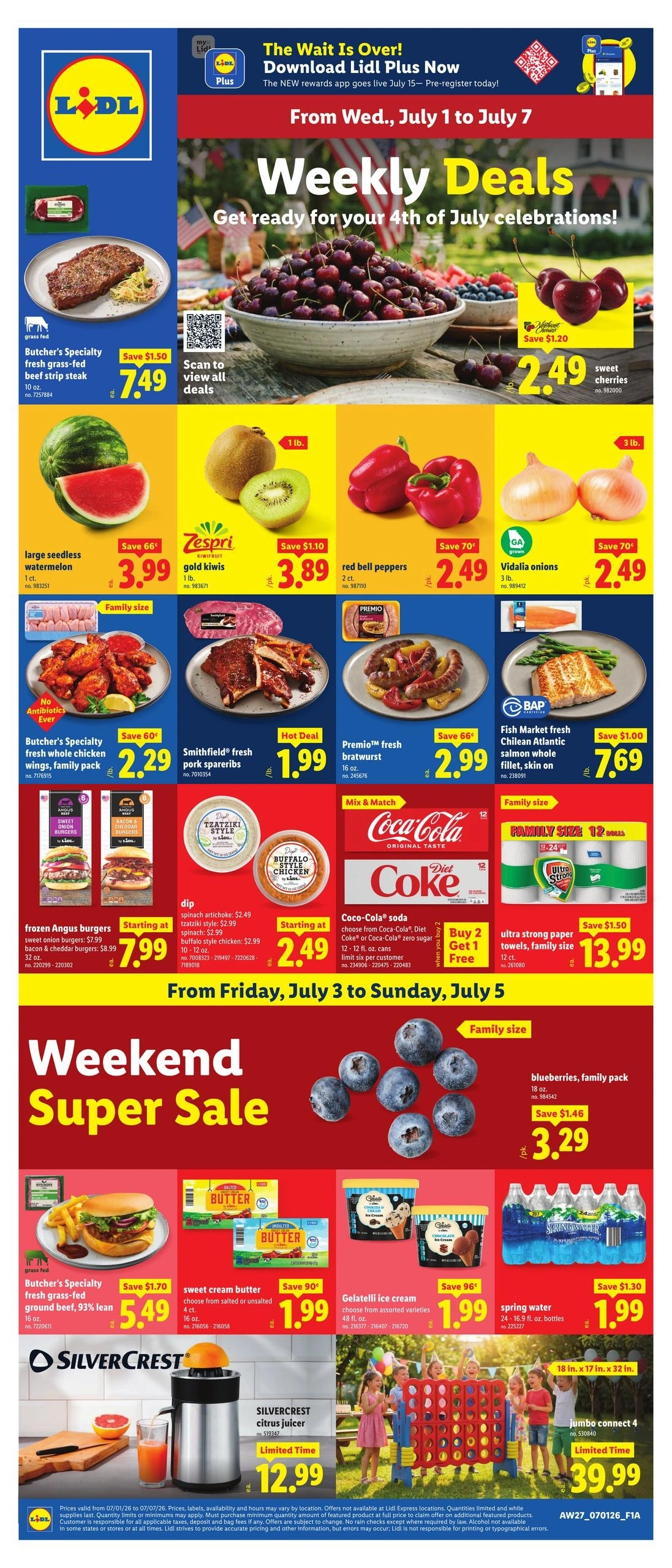 Lidl flyer page 1