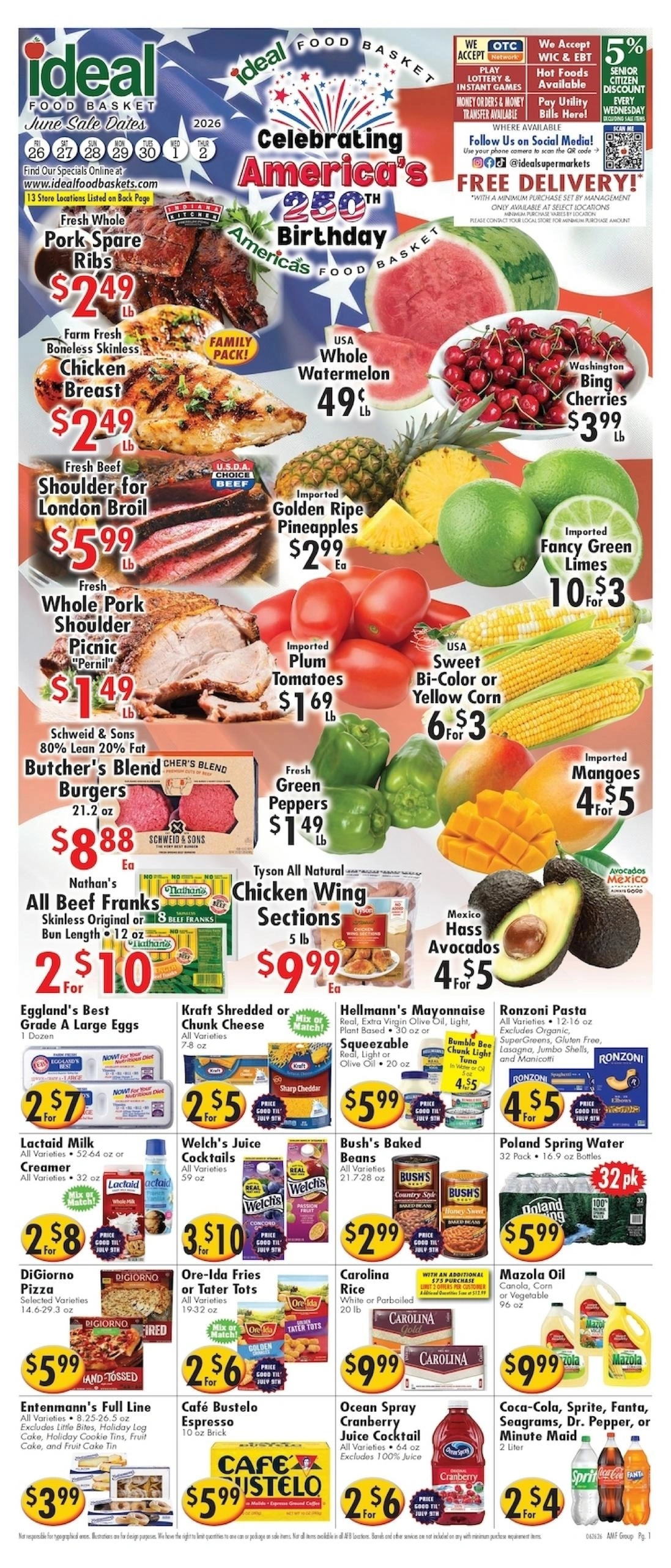 Putnam Lake Market flyer page 1