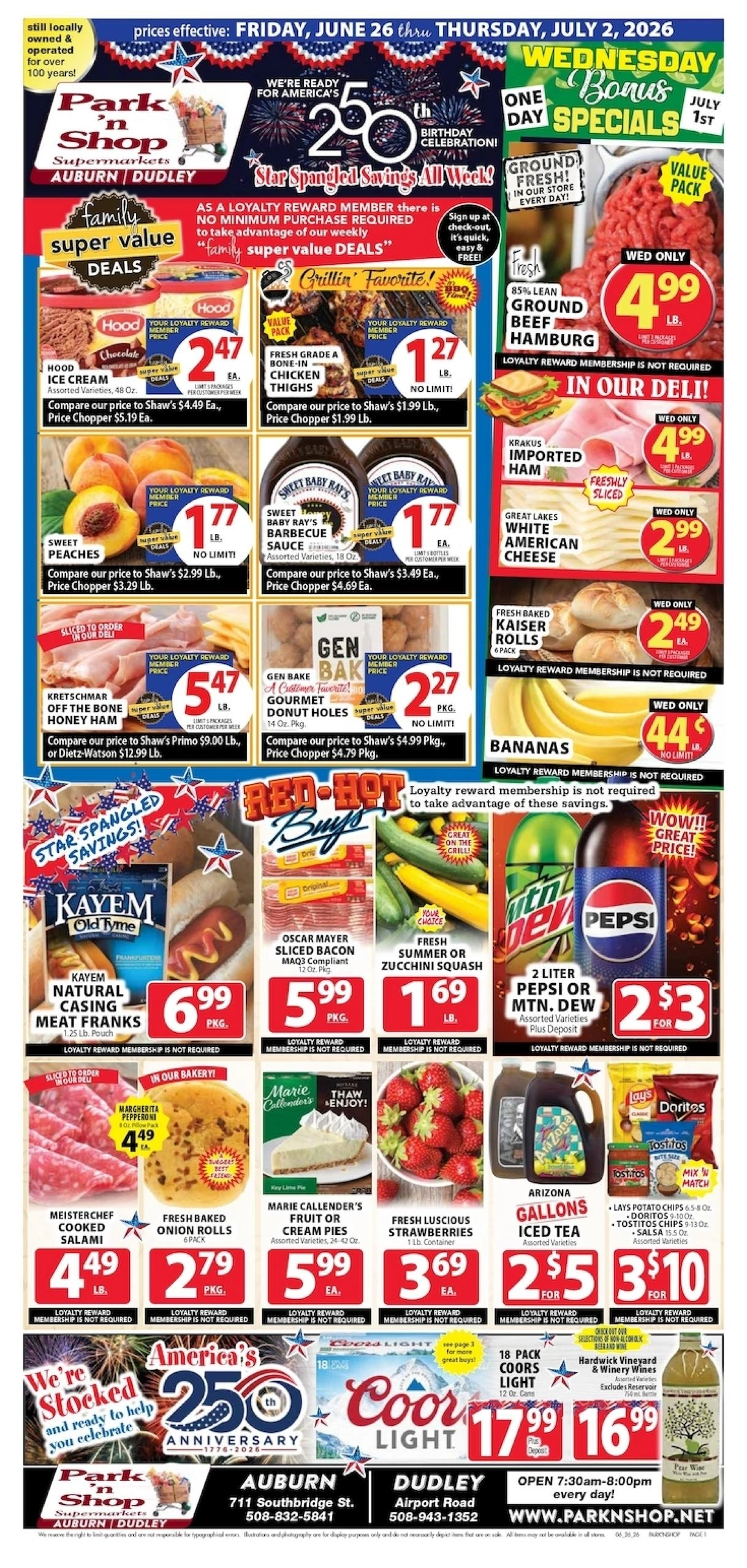 Park n Shop flyer page 1