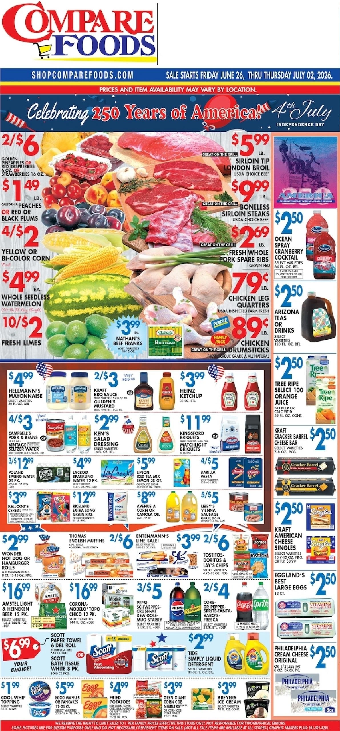 Shop Compare Foods flyer page 1
