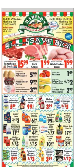 Marino's Supermarket Indexed Weekly