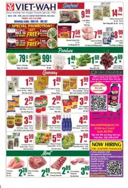 Viet Wah Supermarket Indexed Weekly