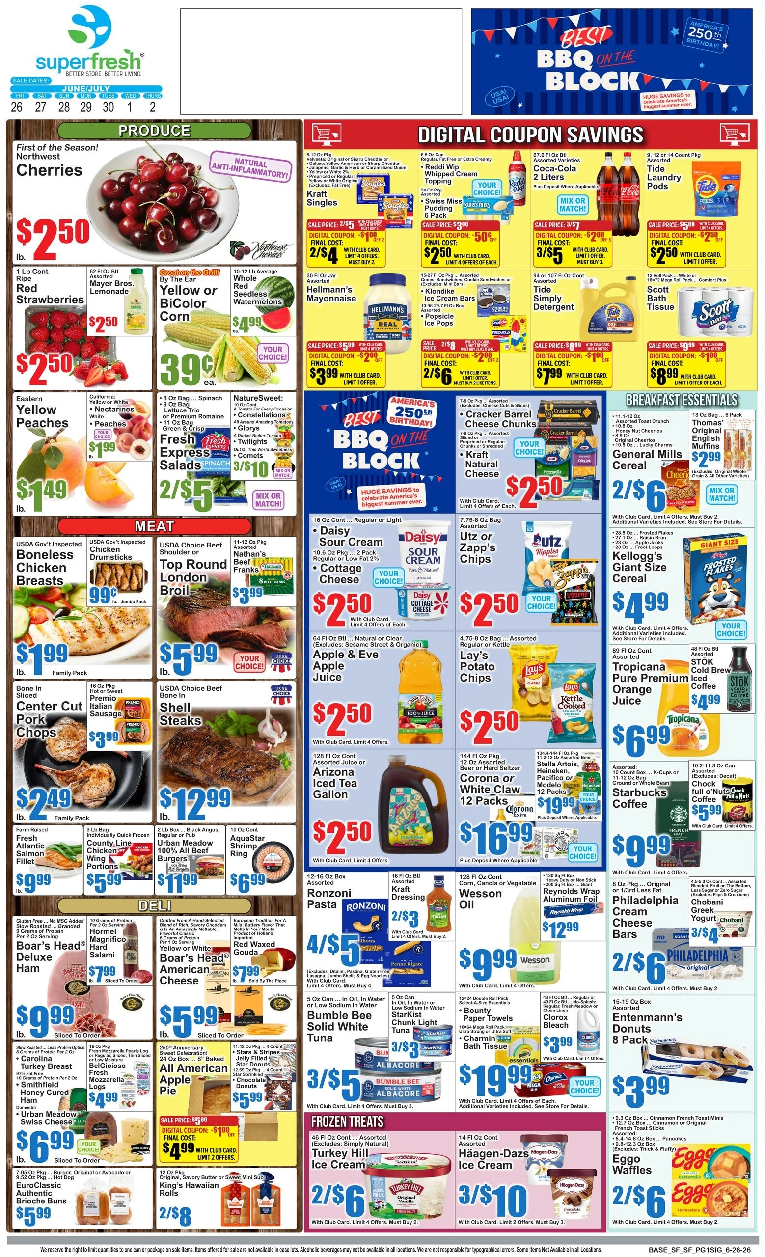 SuperFresh flyer page 1