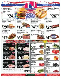 T&J Supermarket Indexed Weekly