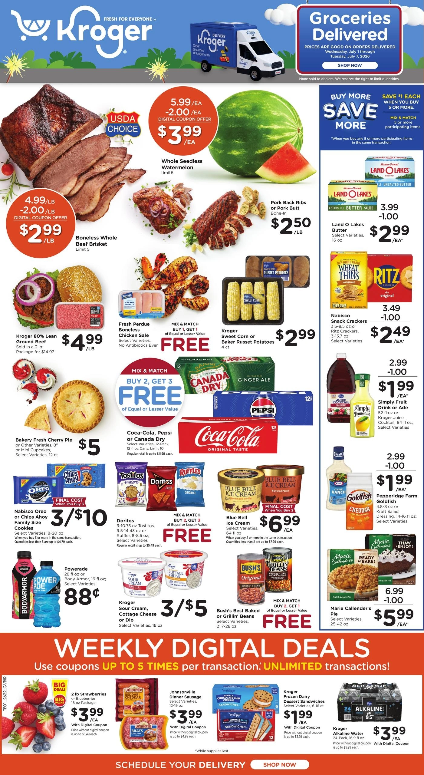 Kroger flyer page 1