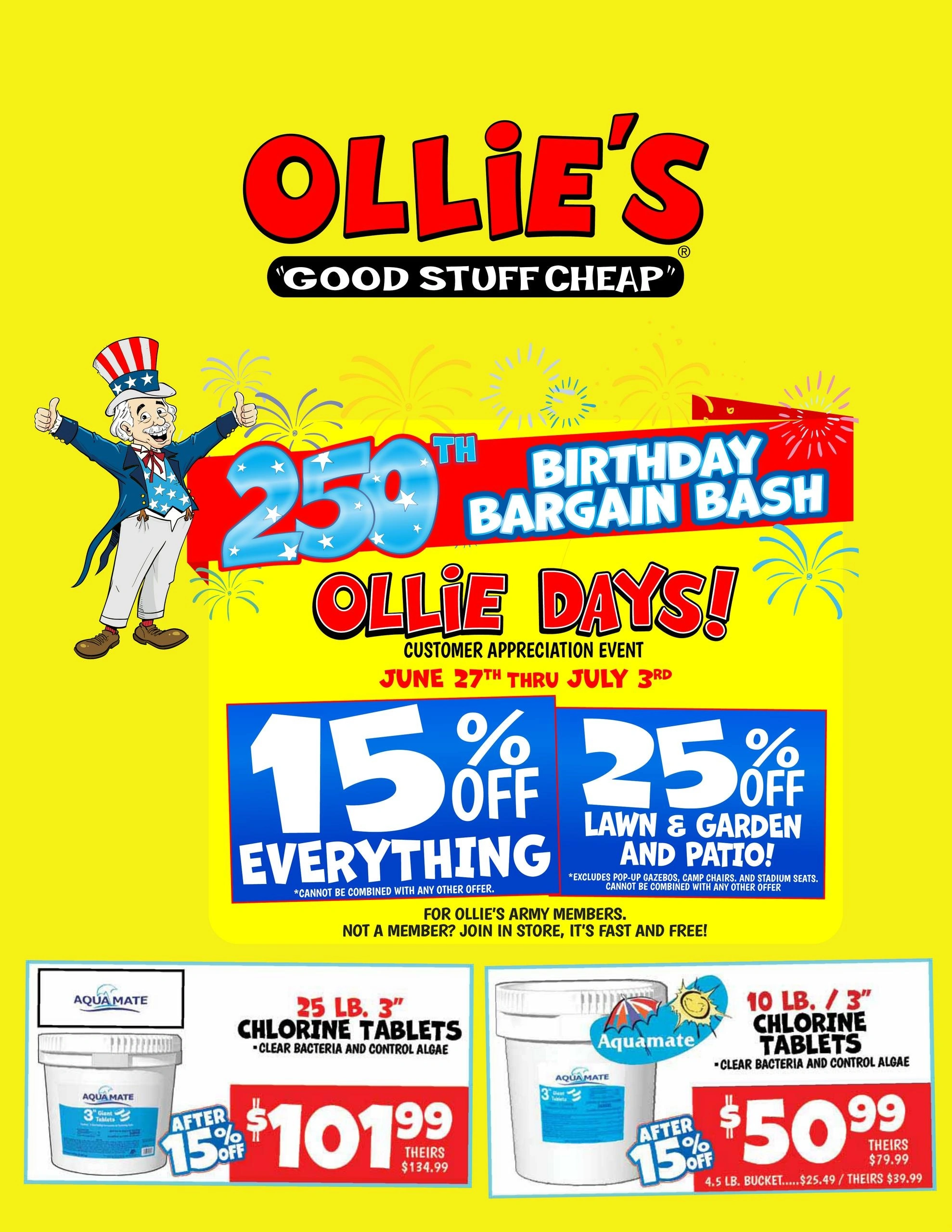 Ollie's Bargain Outlet flyer page 1