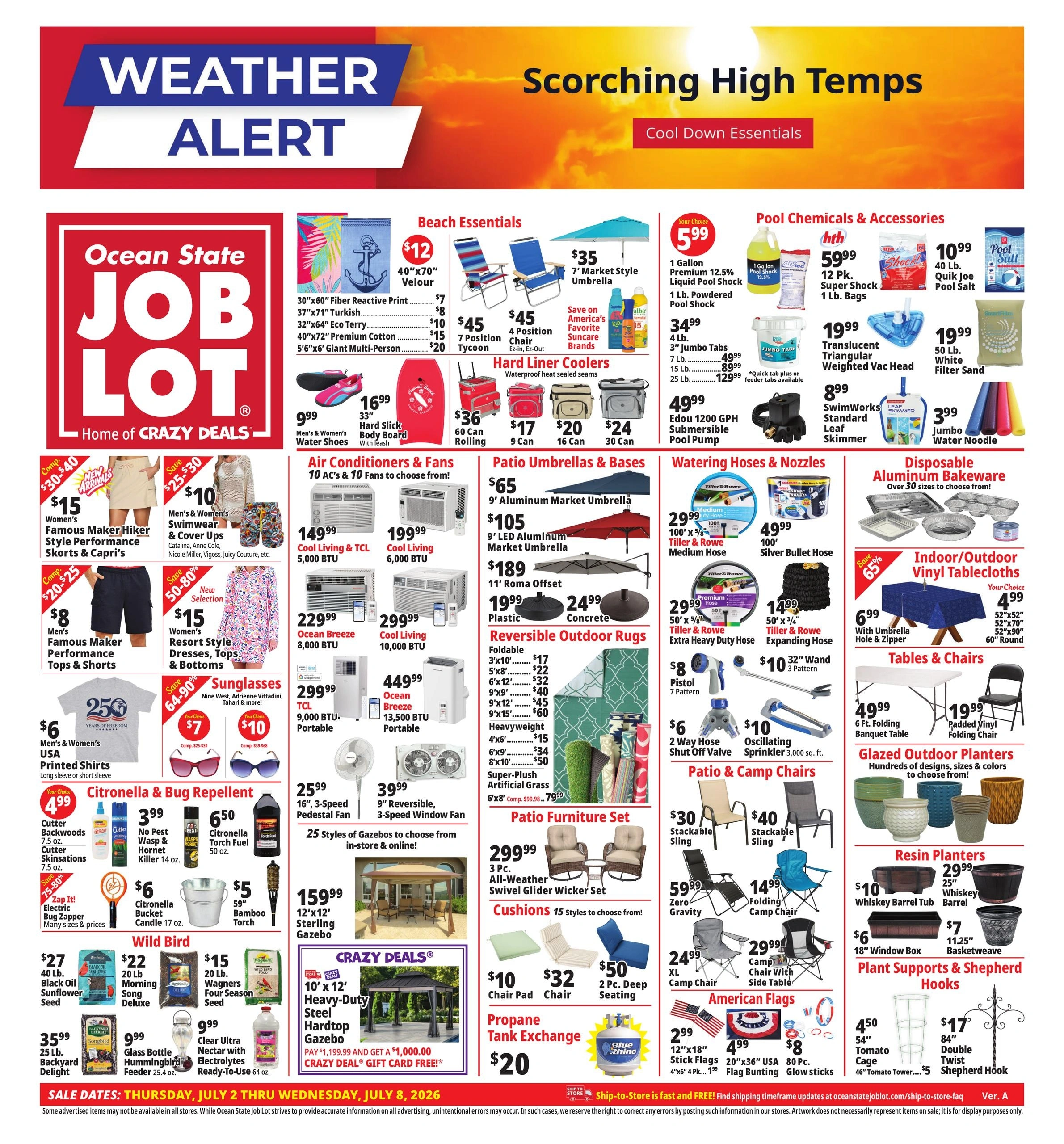Ocean State Job Lot	 flyer page 1