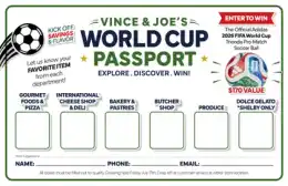 Vince And Joes Gourmet Market Indexed Weekly
