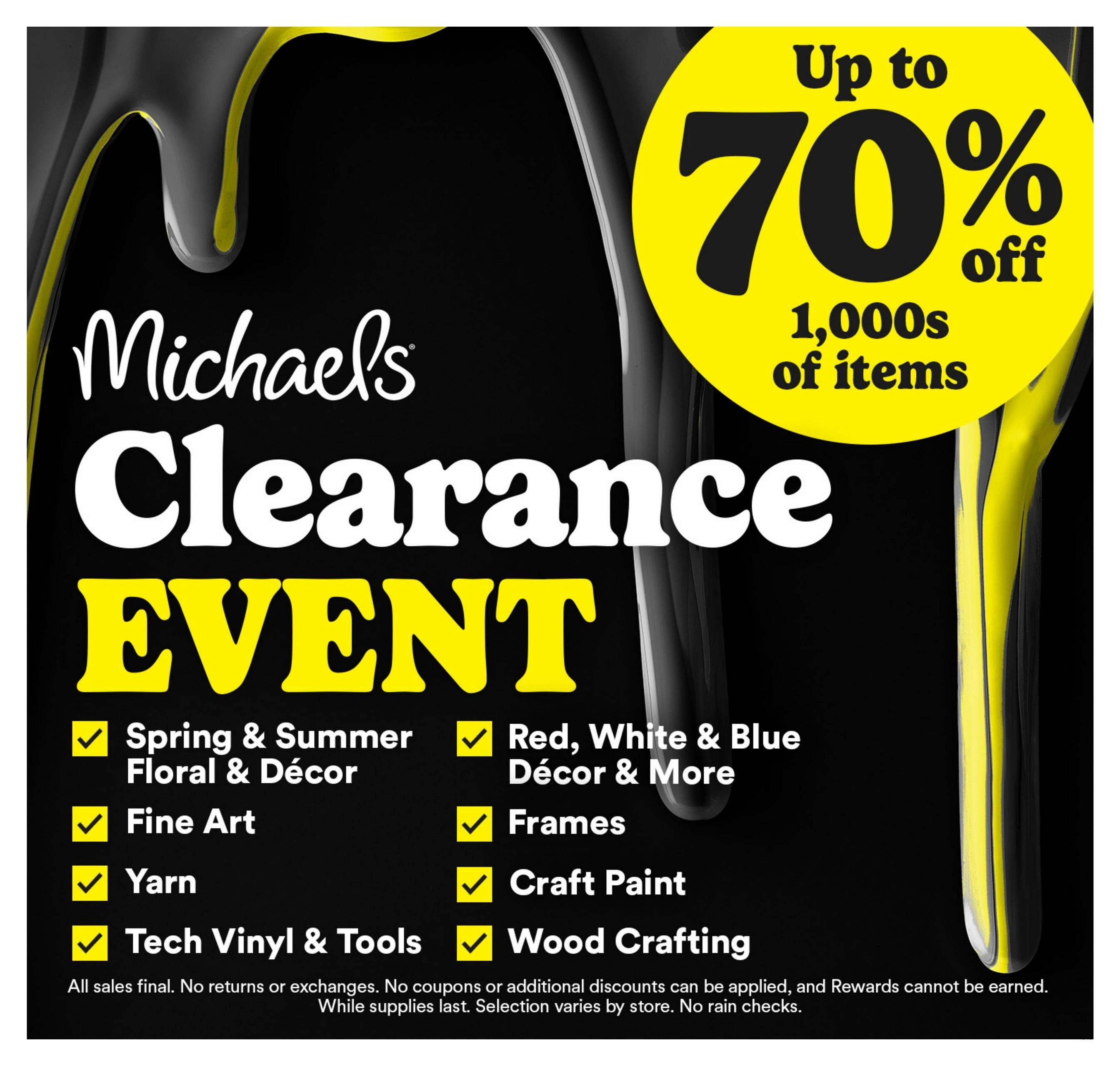 Michaels USA flyer page 1