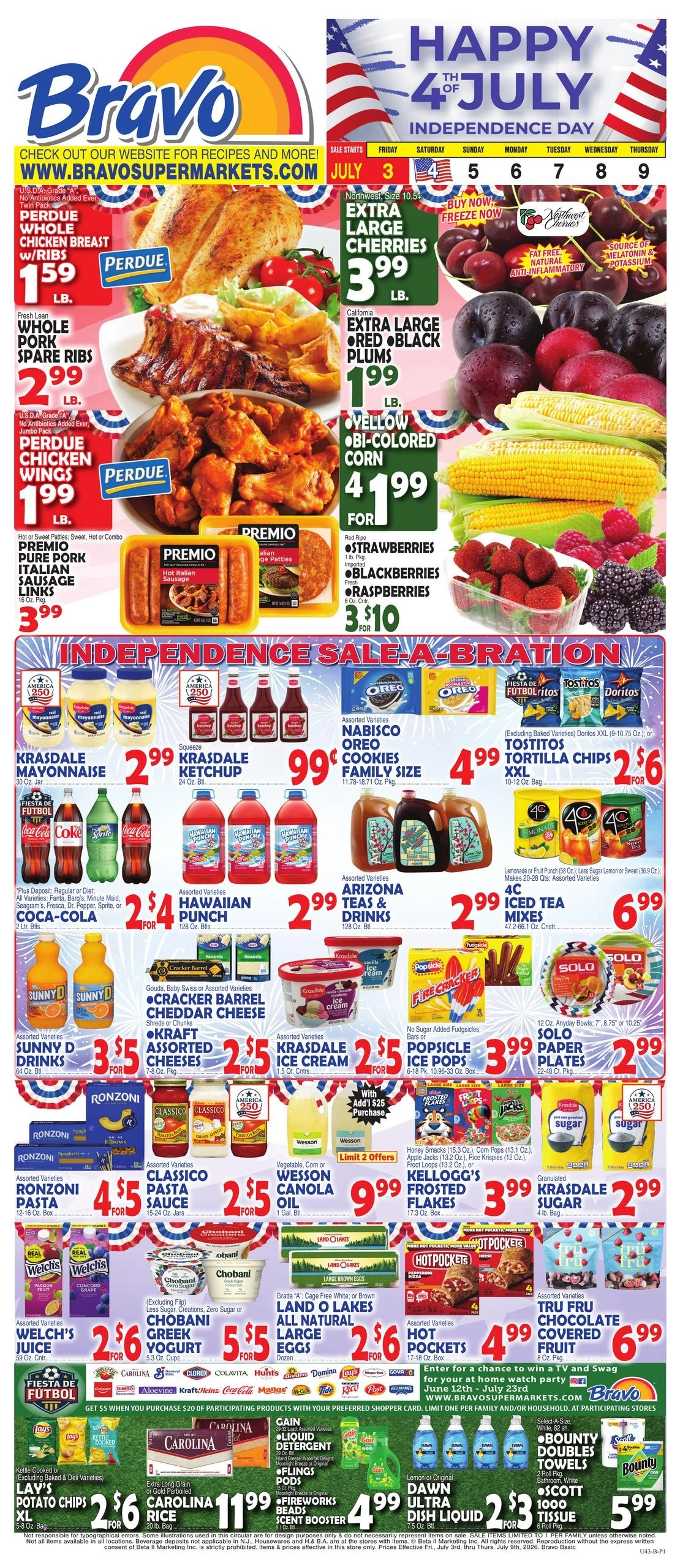 Bravo Supermarket flyer page 1