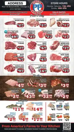 Peoria Packing Butcher Shop Indexed Weekly