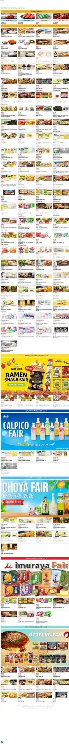 Mitsuwa Marketplace Weekly