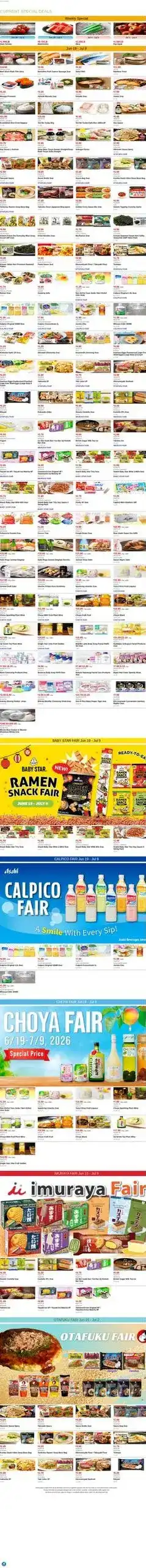 Mitsuwa Marketplace Weekly
