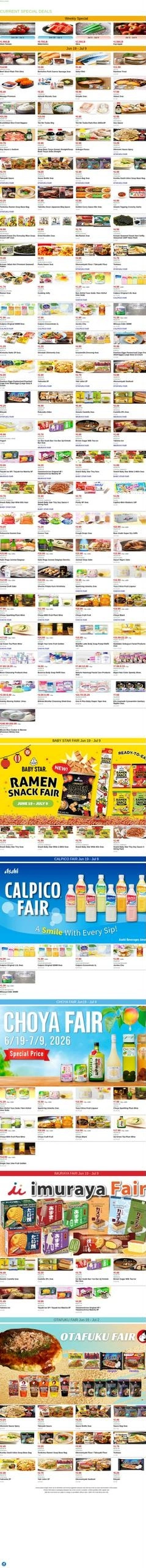 Mitsuwa Marketplace flyer page 1