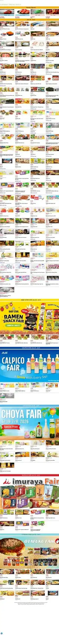 Mitsuwa Marketplace Weekly