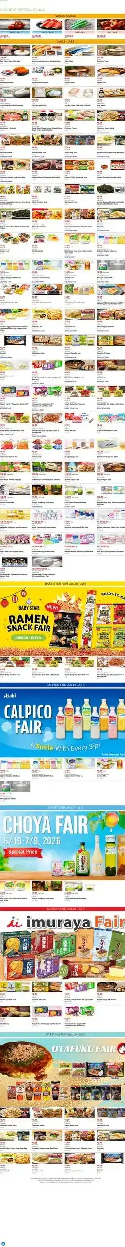 Mitsuwa Marketplace Weekly