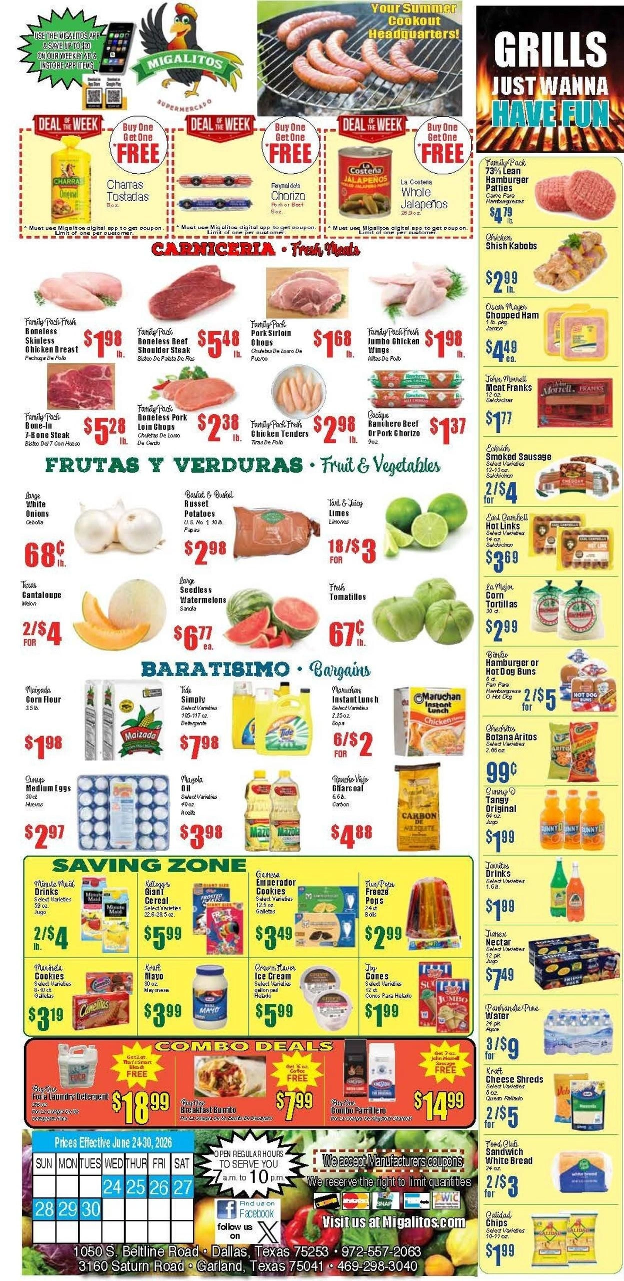 Migalitos Supermercado flyer page 1
