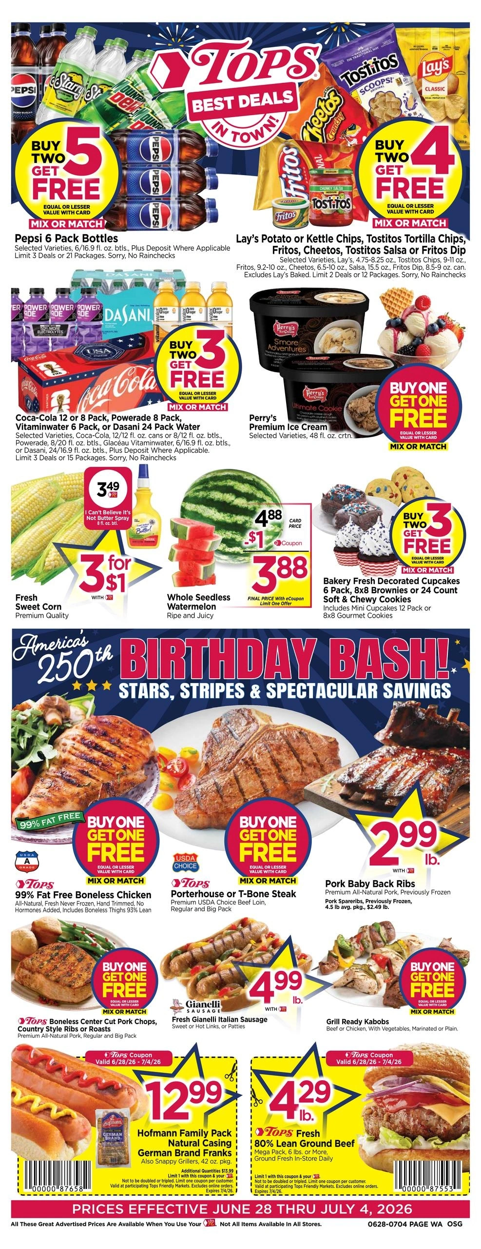 Tops Friendly Markets flyer page 1