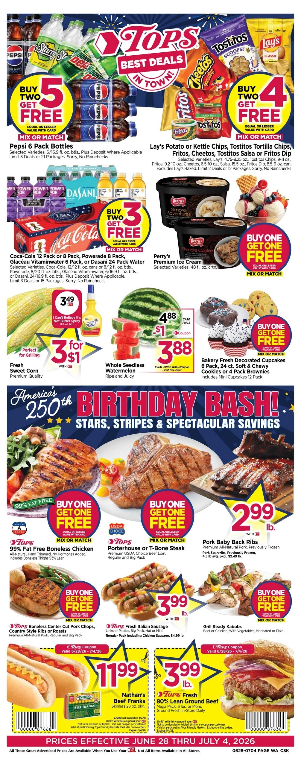 Tops Friendly Markets flyer page 1