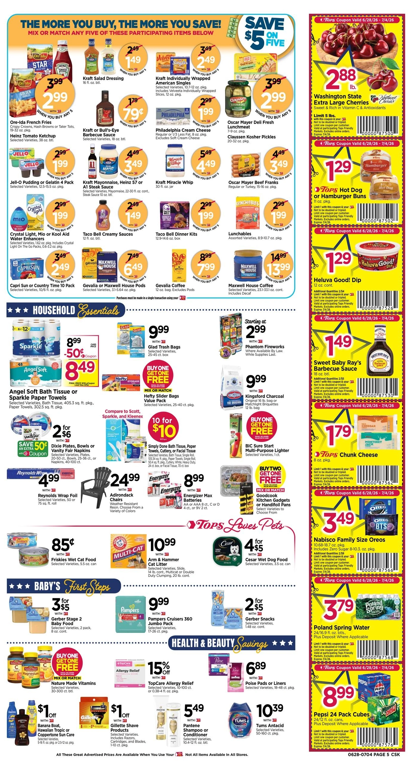 Tops Friendly Markets flyer page 7