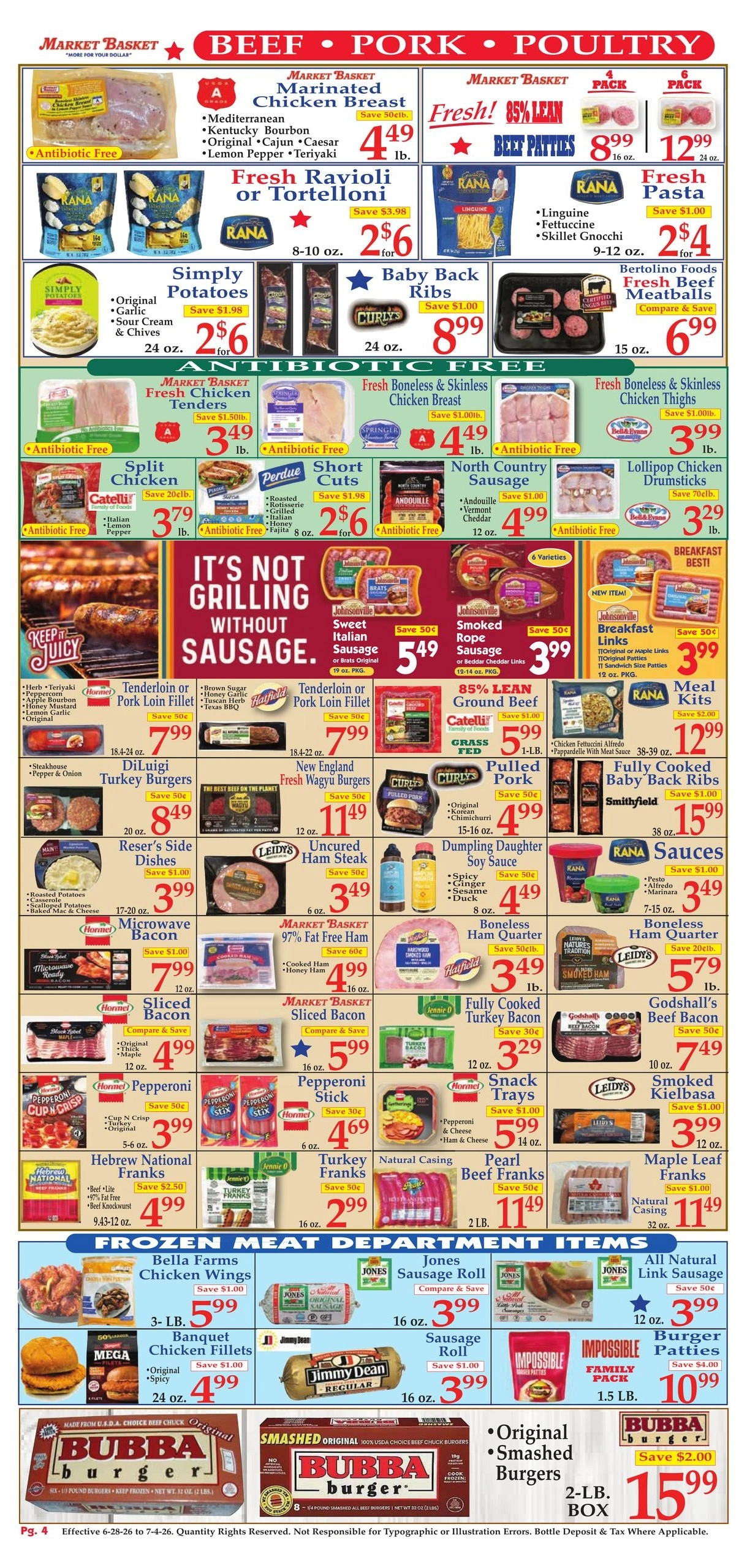 Demoulas Market Basket flyer page 4