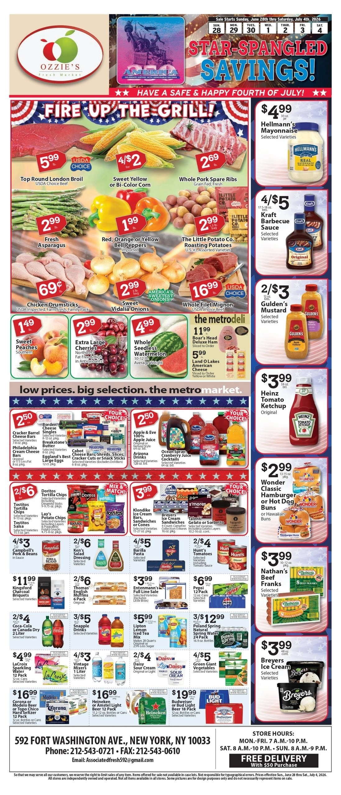 Associated Supermarkets flyer page 1