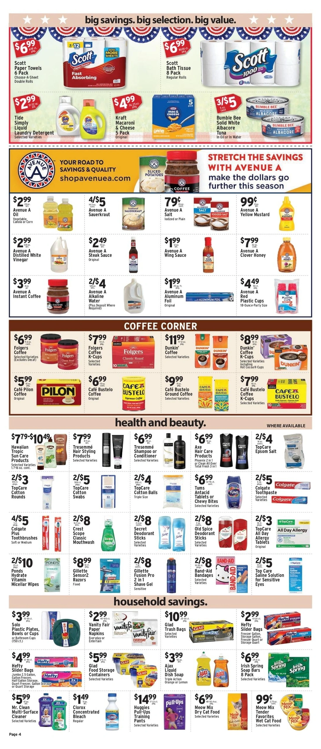 Associated Supermarkets flyer page 4