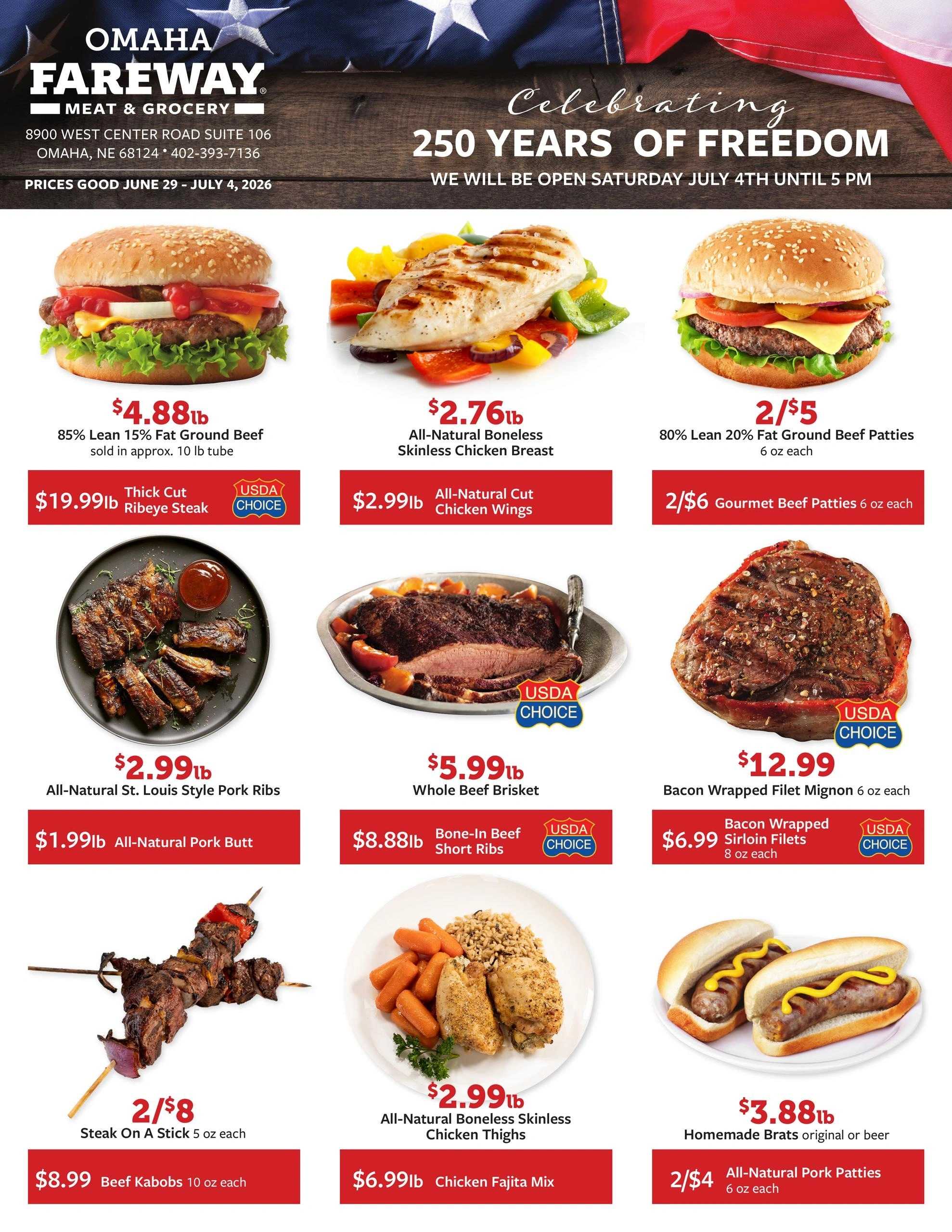 Fareway flyer page 1
