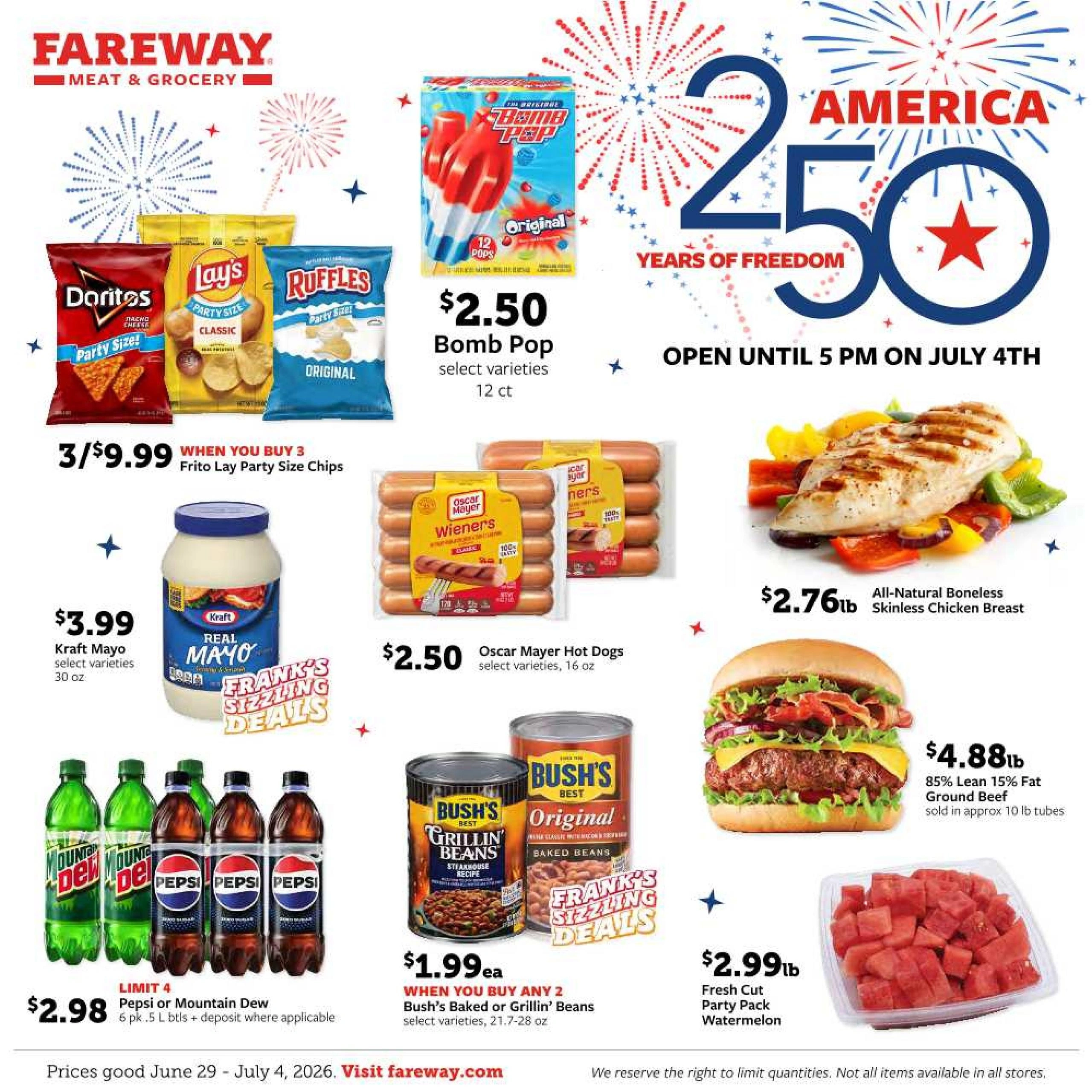 Fareway flyer page 1