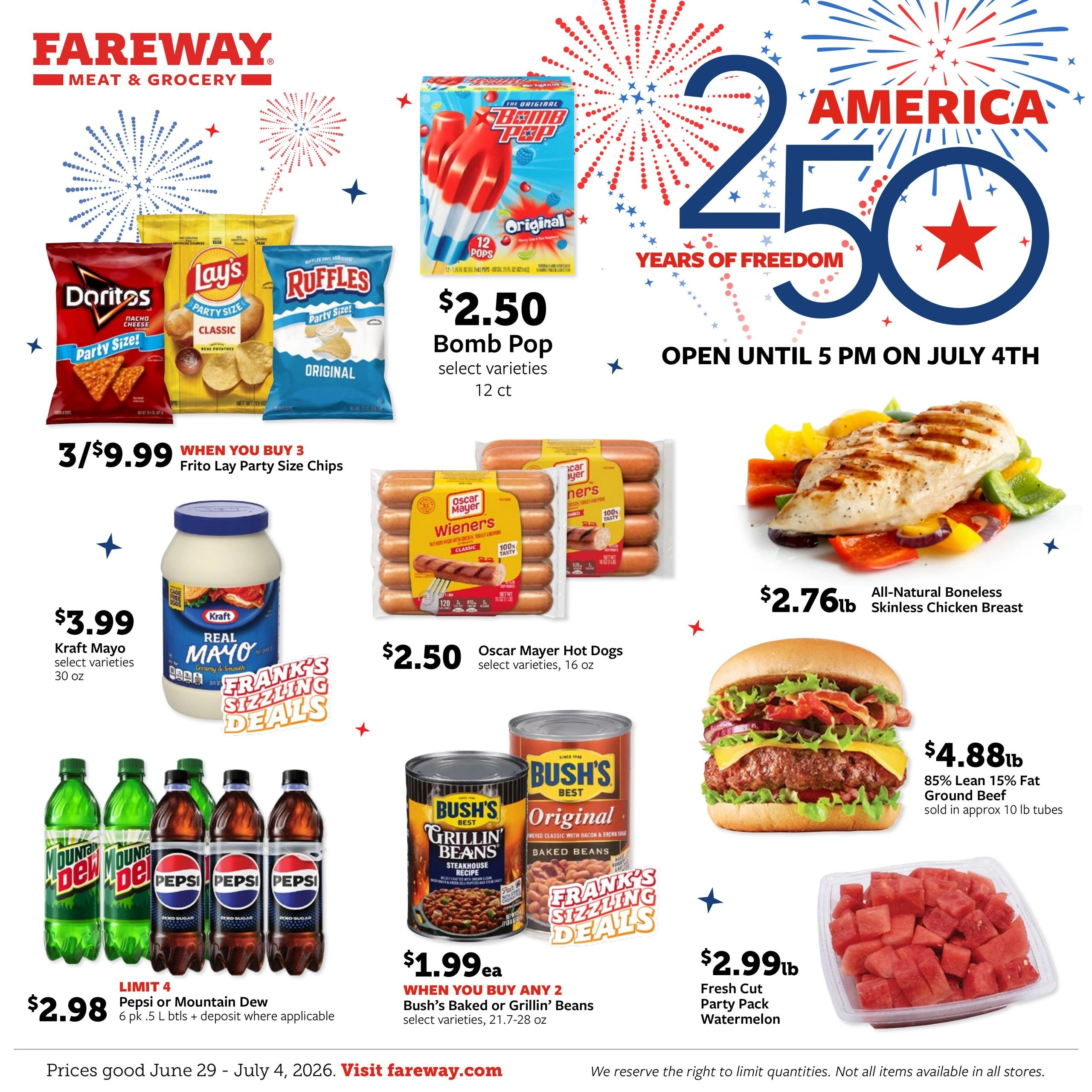 Fareway flyer page 1