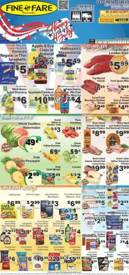 Fine Fare Supermarkets Weekly