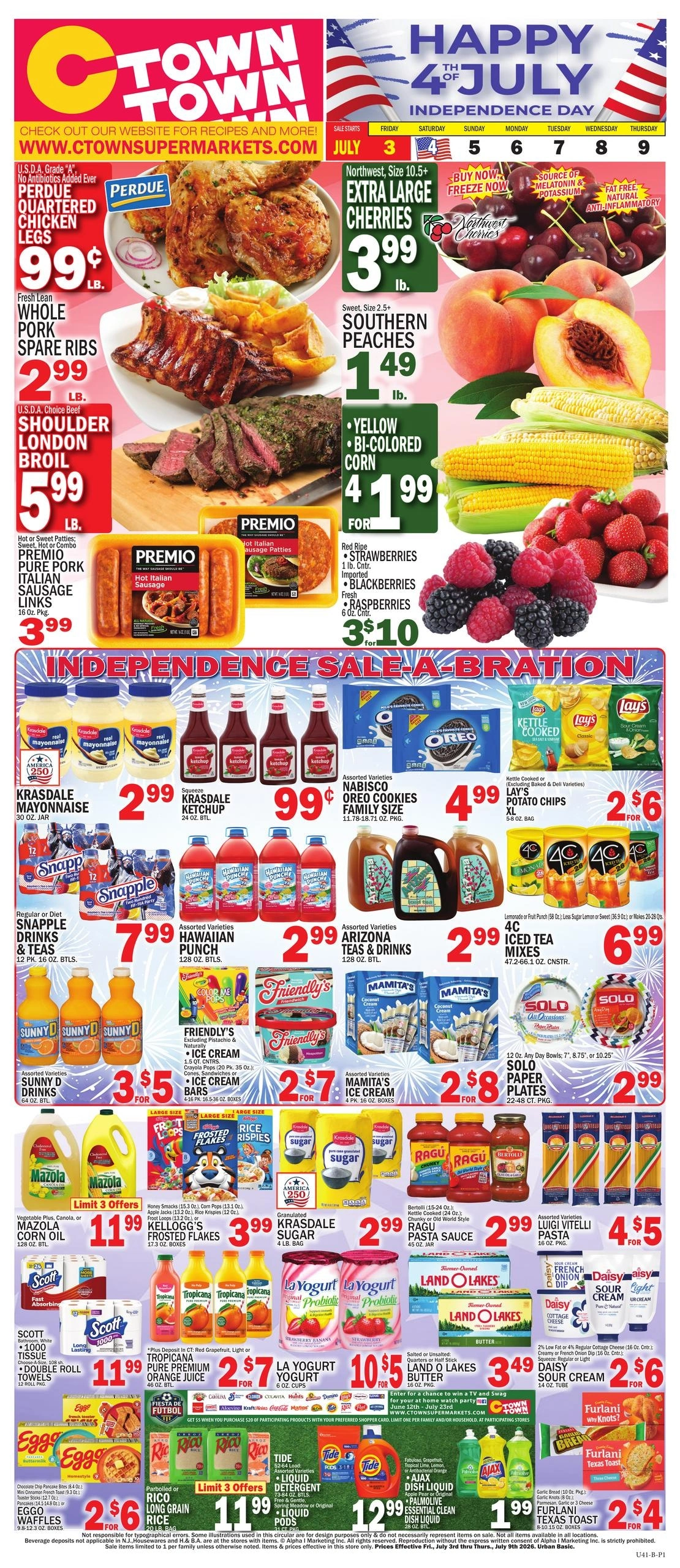 C Town flyer page 1