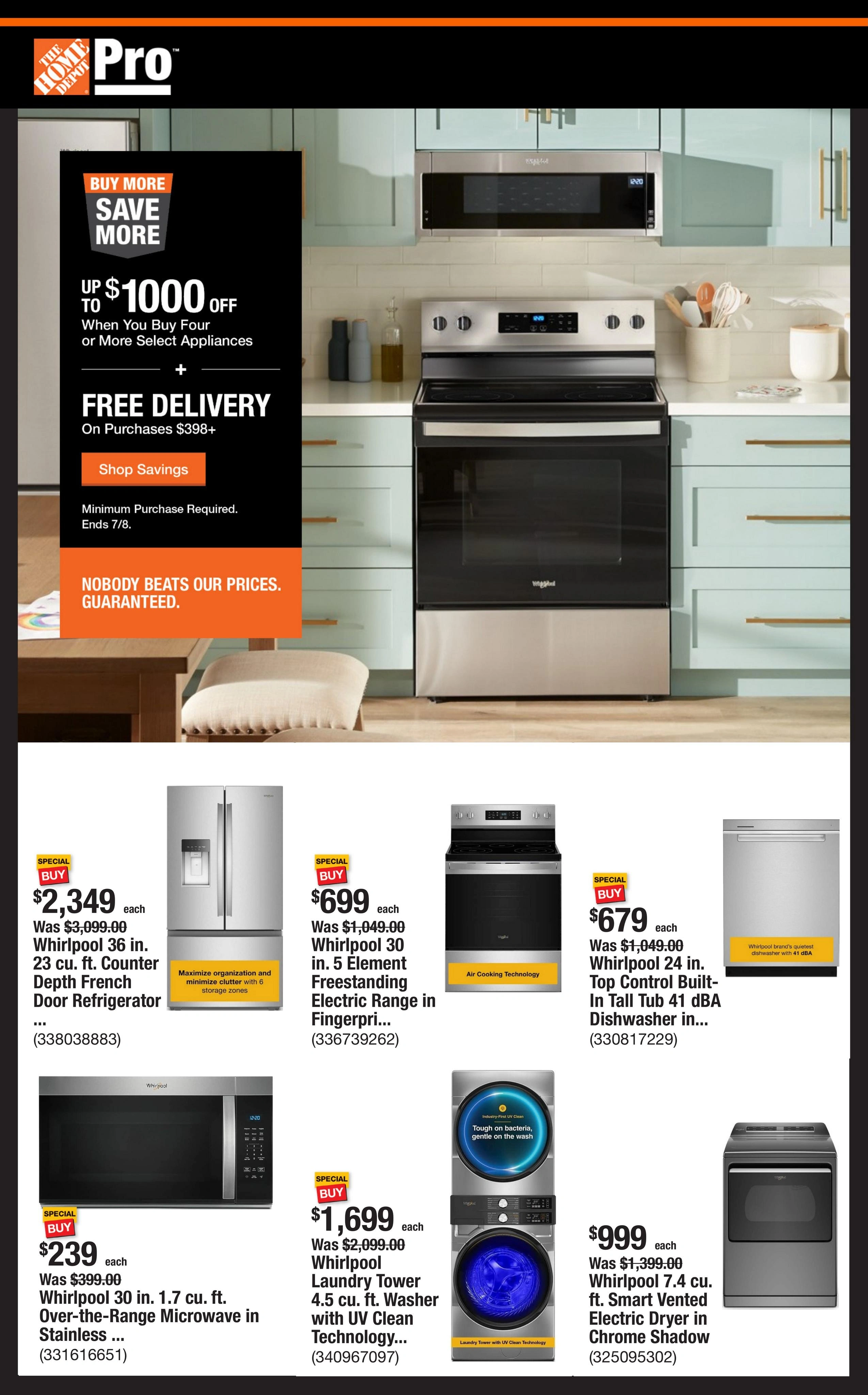 Home Depot flyer page 1