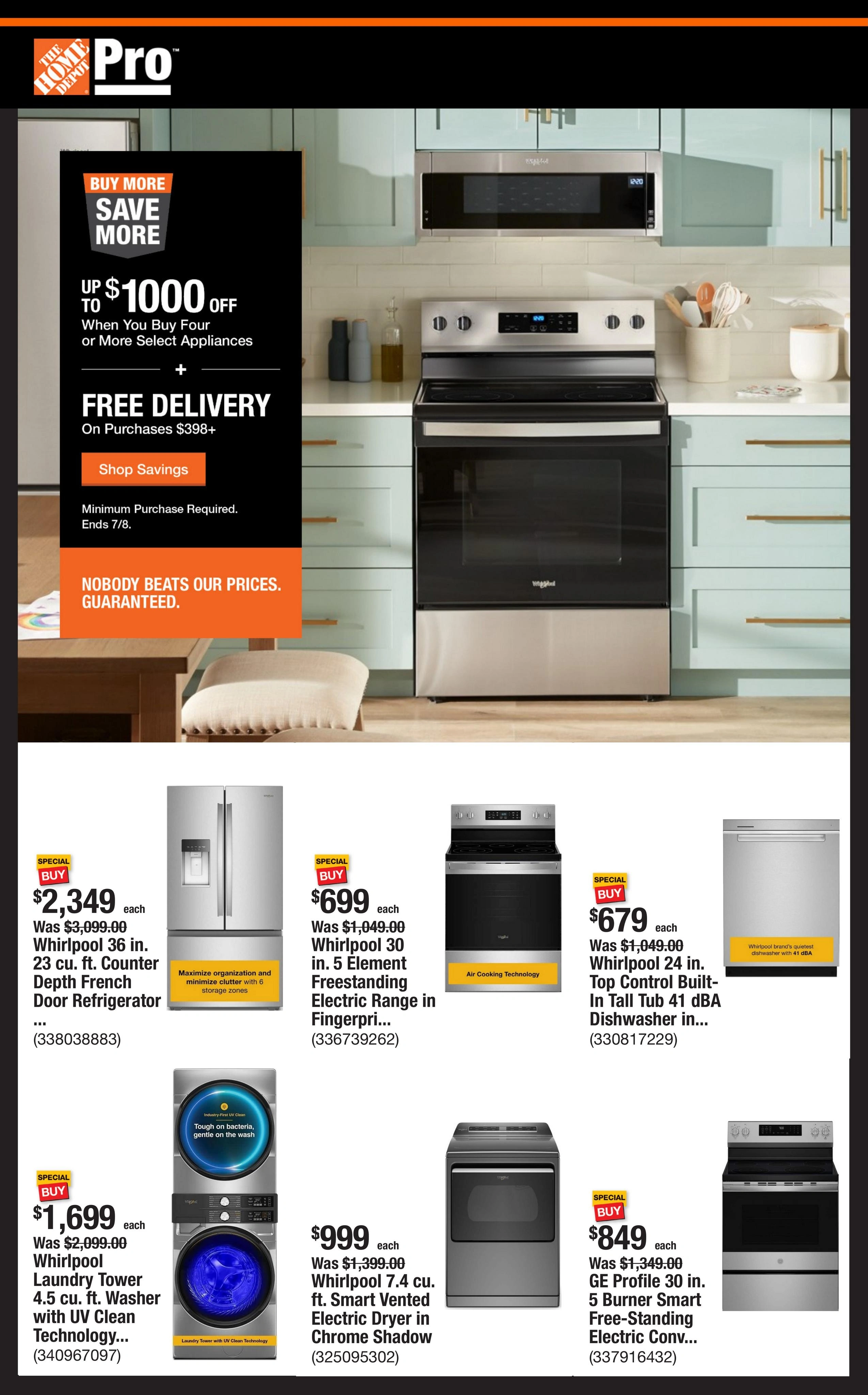 Home Depot flyer page 1