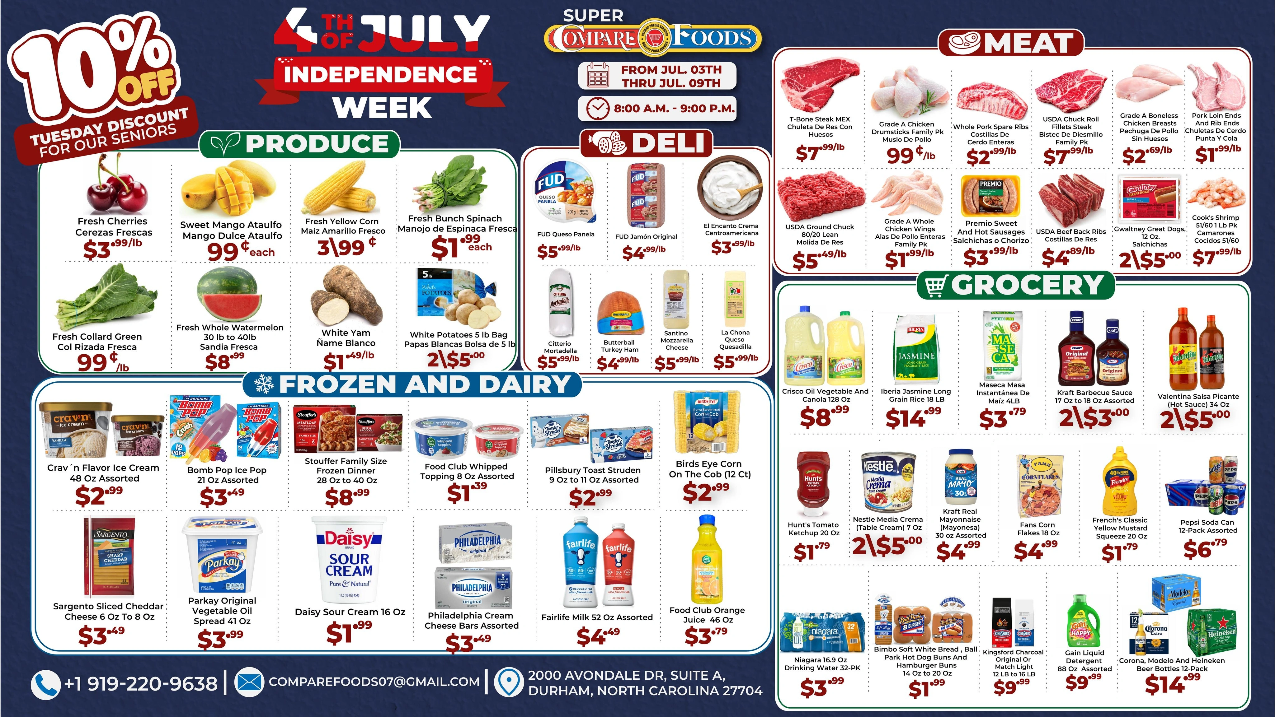 Compare Foods flyer page 1