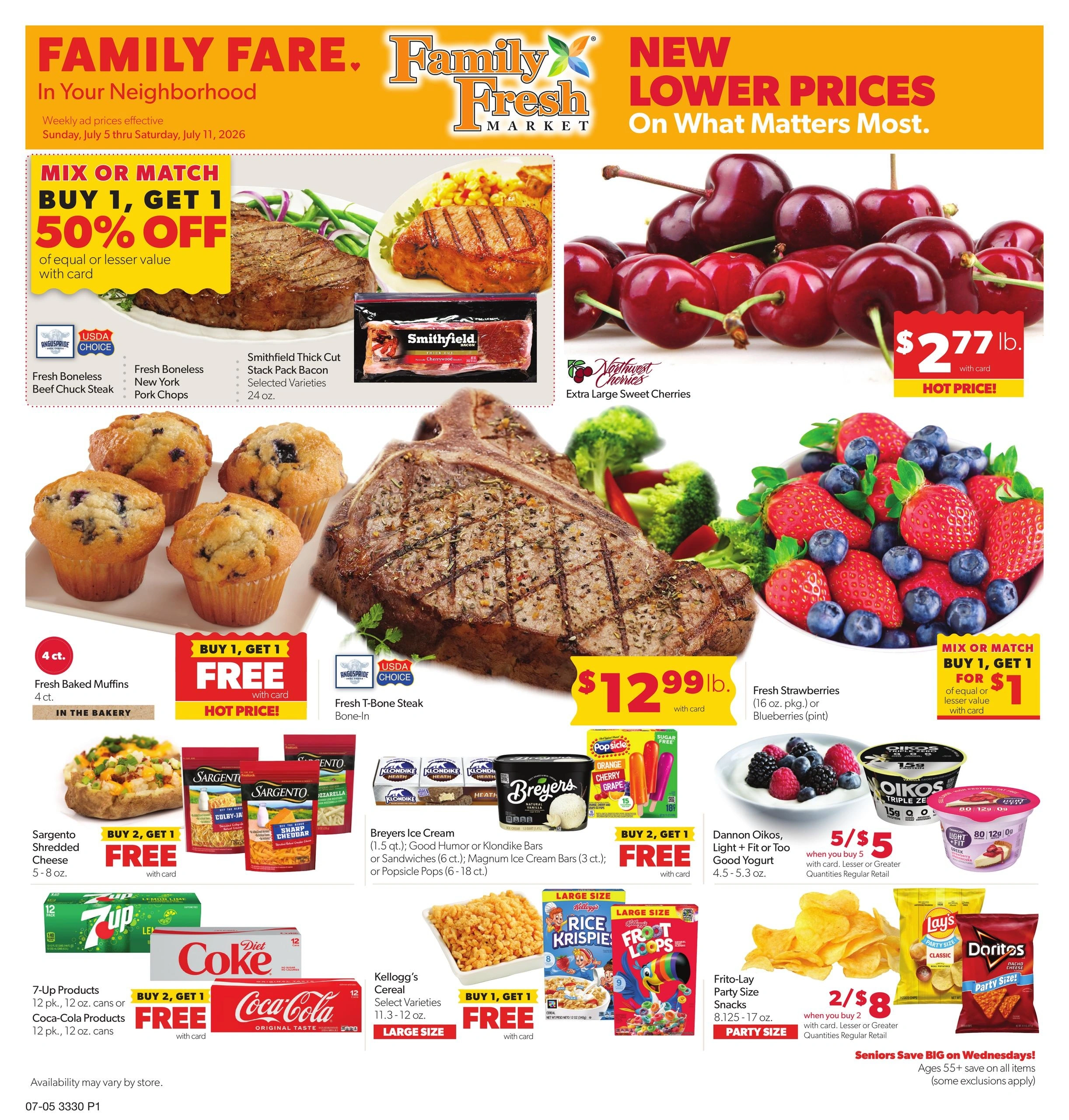 Family Fare flyer page 1