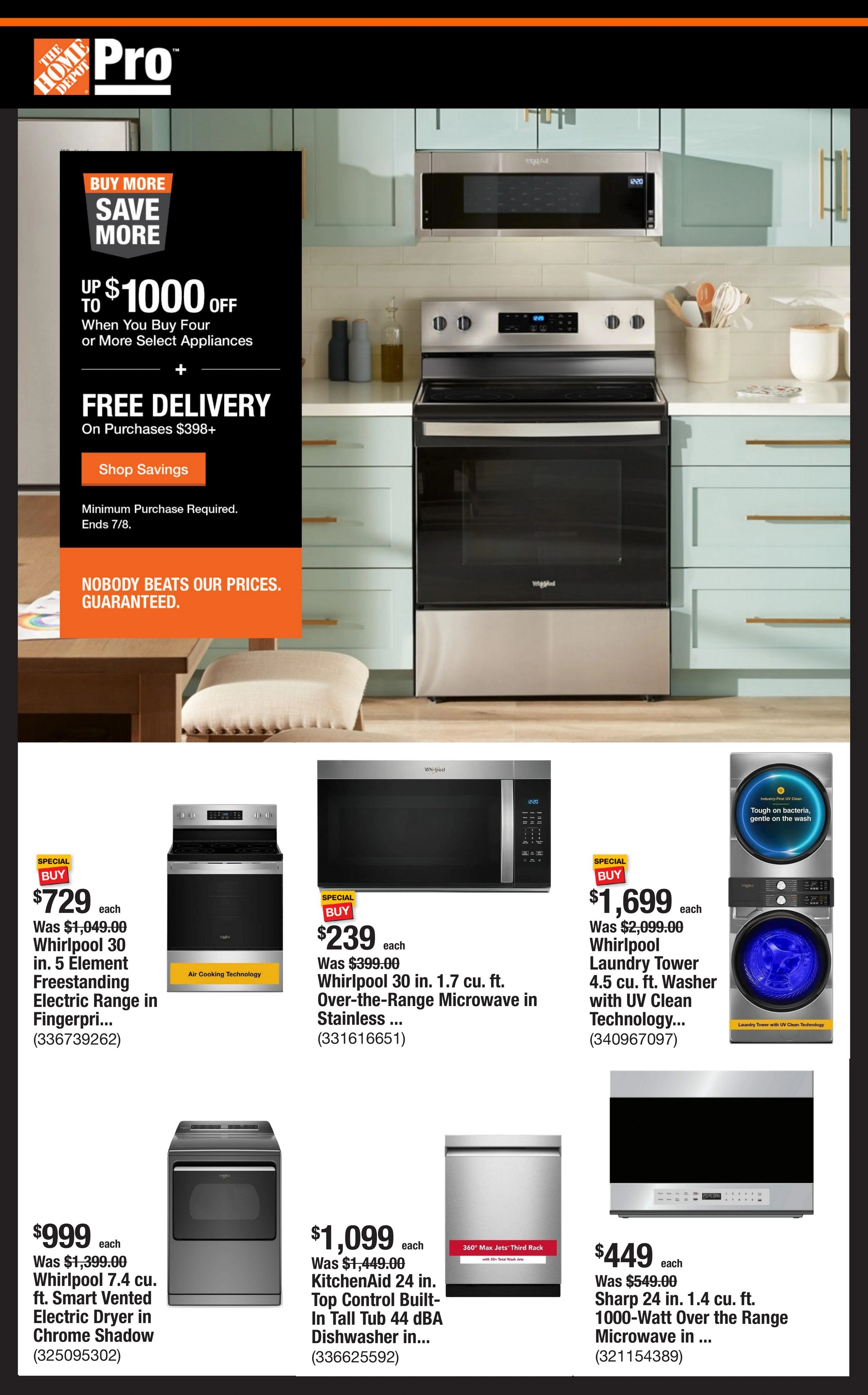 Home Depot flyer page 1