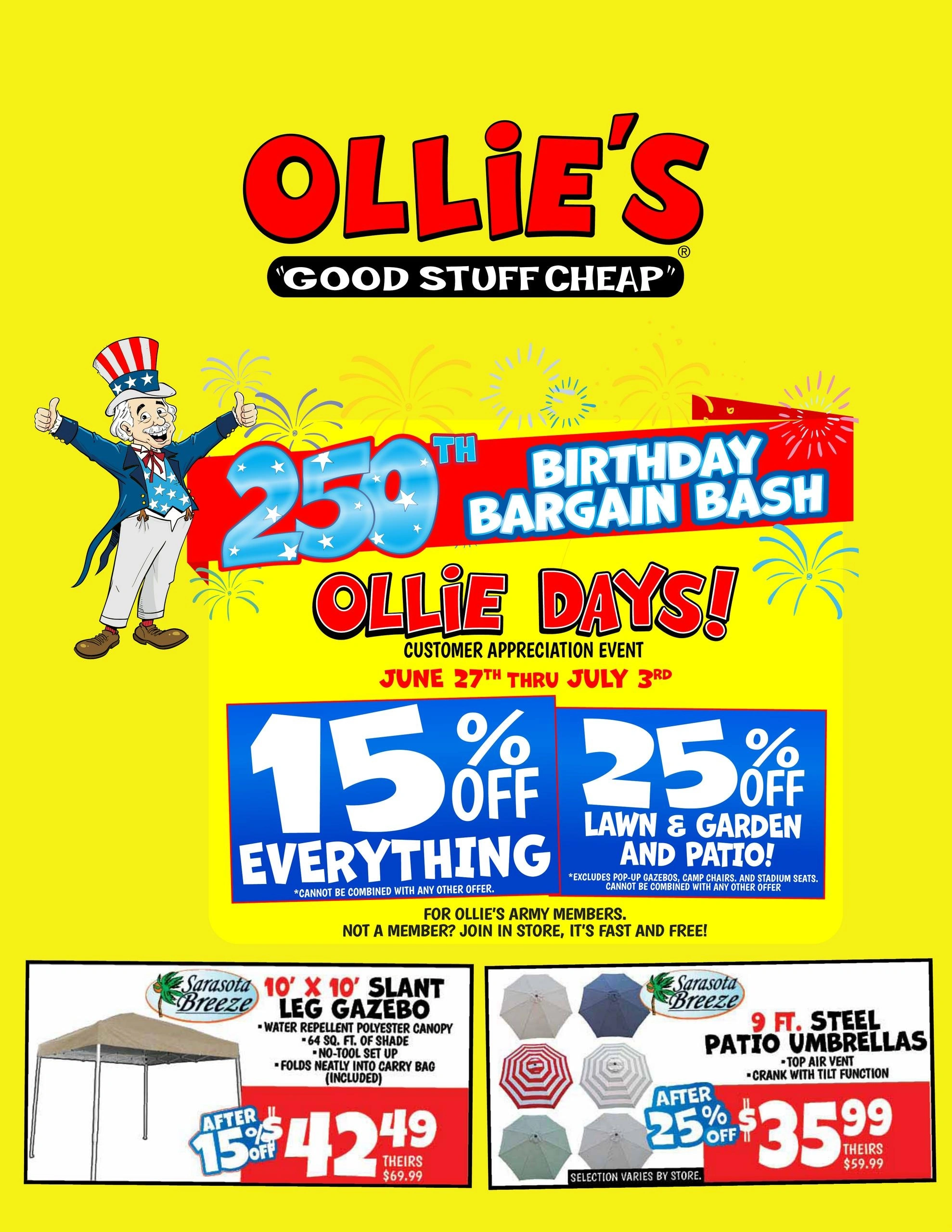 Ollie's Bargain Outlet flyer page 1