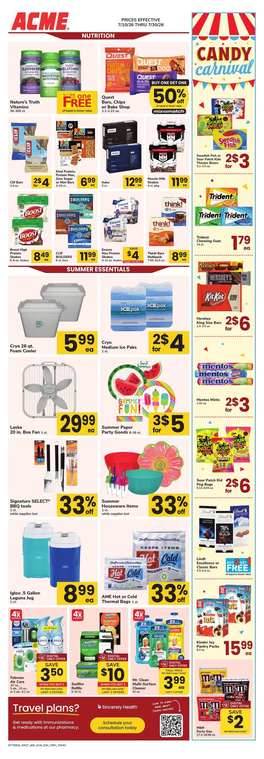 Acme Markets flyer page 1