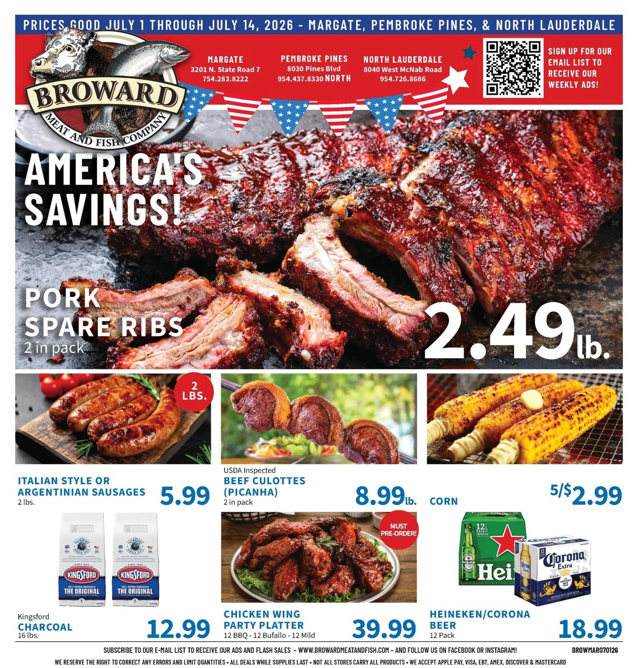 Broward Meat and Fish flyer page 1